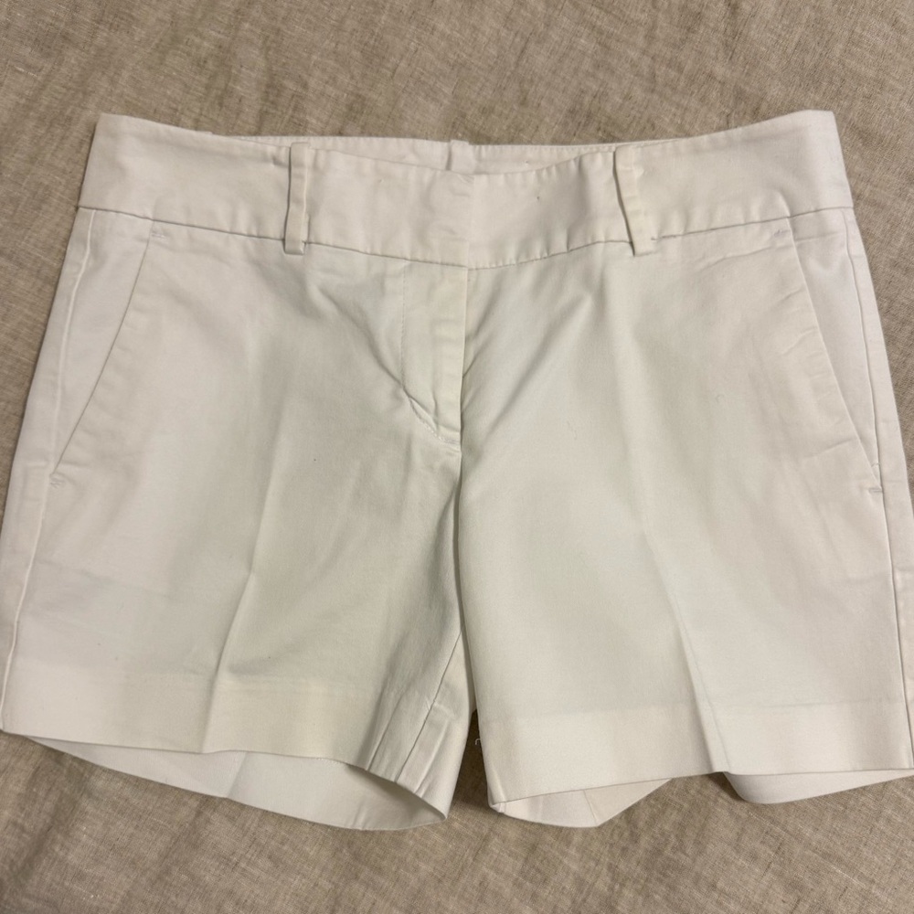 Ann Taylor Factory Women's Cream Shorts